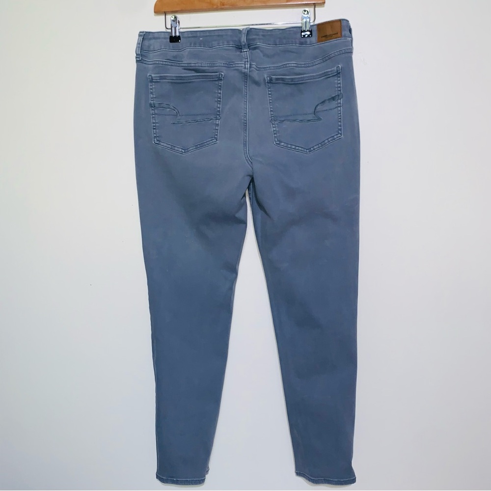 American Eagle Super High-Waisted Jeggings 16 Regular Next Level Stretch - Picture 2 of 7
